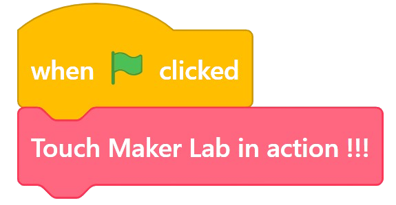 Bloc Scratch Touch Maker Lab